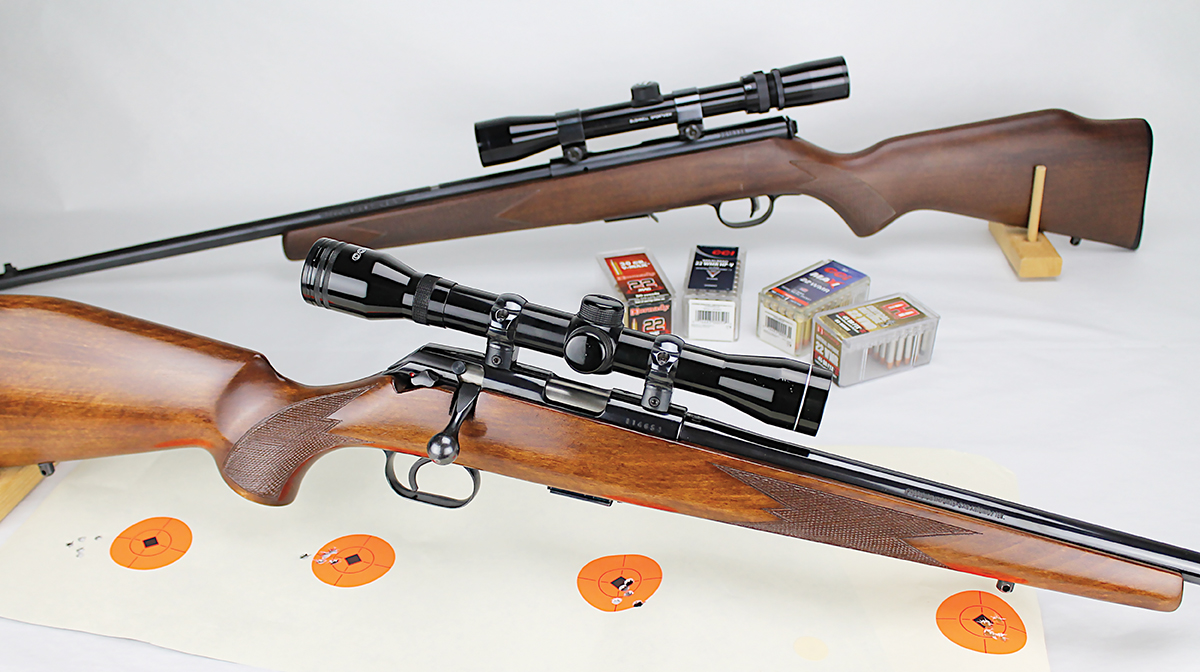 Mauser’s discontinued 22 WMR Model 201 came out ahead in a “mano y mano” shootout with an accurate Savage Model 93.